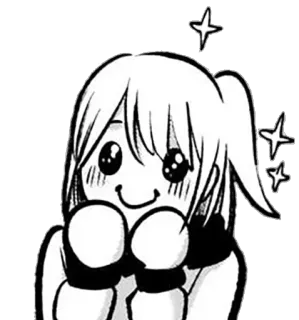 🥺 anime, cartoon, cute, manga, chibi telegram sticker