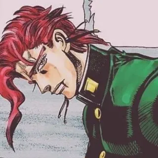 🌟 Noriaki Kakyoin JoJo's Bizarre Adventure Anime, Manga, Personnage, Kakyoin, JoJo, JoJo's Bizarre Adventure telegram sticker