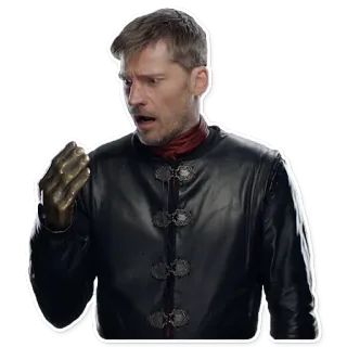✋ Jaime Lannister Game of Thrones Jaime Lannister, Game of Thrones, HBO, Personage whatsapp sticker