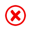 ❌