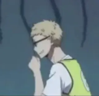 🤡 Kei Tsukishima Haikyu!! Anime, Postać, Kei Tsukishima, Haikyuu, Tsukki telegram sticker