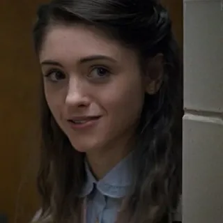 🙂 Nancy Wheeler Stranger Things woman, character, tv show, stranger things, nancy wheeler telegram sticker