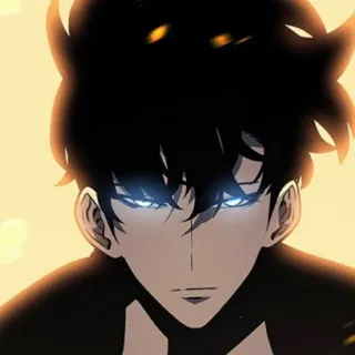 🔥 Sung Jinwoo Solo Leveling Anime, Manhwa, Sung Jinwoo, Solo Leveling telegram sticker