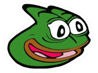 🤪 Pepe the Frog pepe, sapo, meme, internet, desenho animado, humor telegram sticker