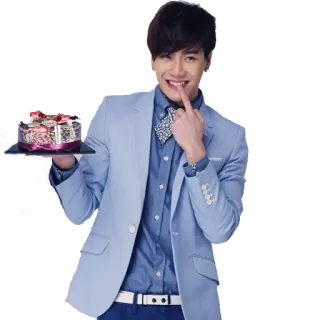 🎂 cake, dessert, man, person, celebration, food, party, happy telegram sticker