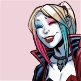 🦇 Harley Quinn ฮาร์ลีย์ ควินน์, ดีซีคอมิกส์, ตัวร้าย, ตัวละครในการ์ตูน, แอนตี้ฮีโร่ telegram sticker