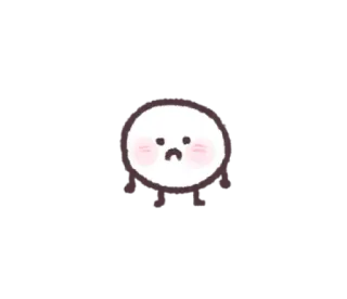 🌬 charakter, traurig, niedlich, kawaii telegram sticker