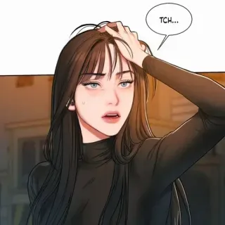 🥀 TCH... mujer, dibujos animados, chica, arte, dibujo, personaje telegram sticker