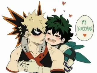 🥦 Bakugo My Hero Academia MY KACCHAN Anime, Manga, Deku, LGBT, Kacchan, My Hero Academia, Fanart telegram sticker