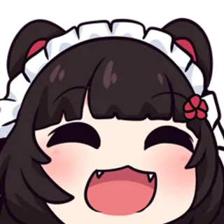 🤣 anime, fofo, kawaii, mangá, sorriso telegram sticker