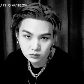 🕸 Suga K-POP, ミン・ユンギ, BTS, 韓国, 音楽, アイドル, 歌手 telegram sticker
