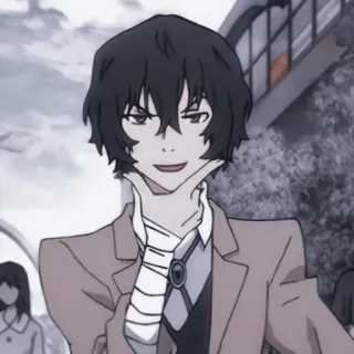 🏹 Dazai Osamu Bungo Stray Dogs Anime, Bungo Stray Dogs, Dazai Osamu, Manga telegram sticker