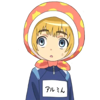 😮 Armin Arlert Attack on Titan アルミソ Anime, Sticker, Armin Arlert, Attack on Titan whatsapp sticker