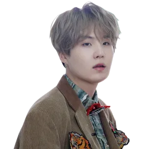 😳 Suga Suga, BTS, K-Pop, Koreanischer Sänger, Idol telegram sticker