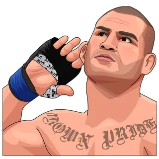 🙋‍♂️ BROWN PRIDE mma, ufc, fighter, combat sports, brown pride telegram sticker