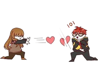 ❤️ lol heart, love, anime, hearts, relationship, cute telegram sticker