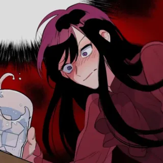 🤬 Frau, Trinken, Getränk, Cartoon, Anime, Figur whatsapp sticker