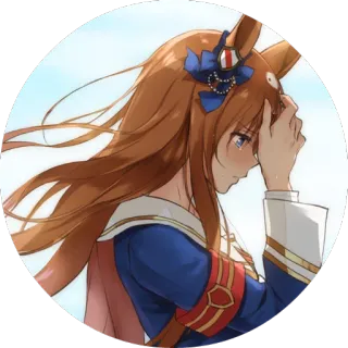 😁 动漫, 女孩, 哭泣, 悲伤, 棕发 whatsapp sticker