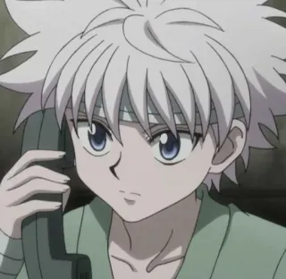 Killua zoldyck - @animestickersid telegram stickers