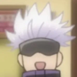 🥠 Satoru Gojo Jujutsu Kaisen anime, character, gojo, satoru gojo, jujutsu kaisen telegram sticker