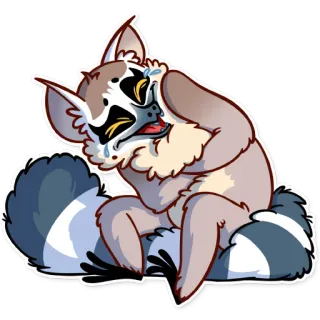 Tailor the Lemur whatsapp stickers