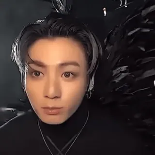 🗡 Jungkook K-pop, cantante, música, ídolo, BTS, celebridad, persona telegram sticker