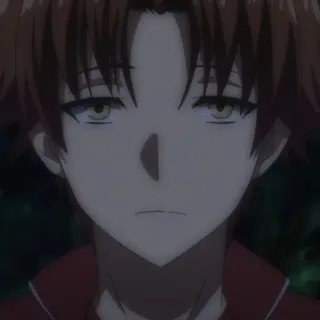 🎲 Ayanokoji Kiyotaka Classroom of the Elite Anime, Adolescente, Escola, Inexpressivo, Kiyotaka whatsapp sticker