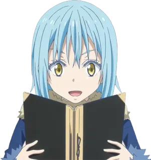 😃 Rimuru Tempest That Time I Got Reincarnated as a Slime Anime, Manga, Rimuru, Tempest, Slime, Livre telegram sticker