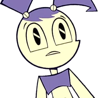 😰 Jenny Wakeman My Life as a Teenage Robot dessin animé, robot, animé, personnage telegram sticker