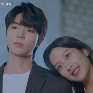 😎 0분 방송 Koreanisch, Drama, Paar, Fernsehen, K-Drama telegram sticker