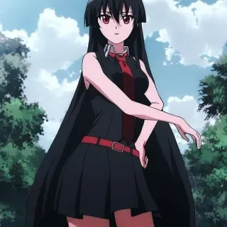 😯 Akame Akame ga Kill! Anime, Akame, Akame ga Kill, Dziewczyna, Miecz telegram sticker