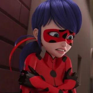 🥶 Ladybug Miraculous: Tales of Ladybug & Cat Noir Kepik, Miraculous, Superhero, Kartun, Animasi whatsapp sticker