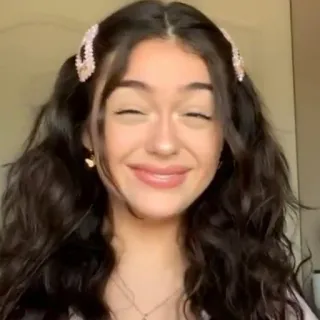 😡 mulher, garota, retrato, cabelo, beleza telegram sticker