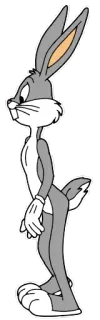 🚶‍♂️ Bugs Bunny Looney Tunes dibujos animados, conejo, conejito, looney tunes, animal telegram sticker