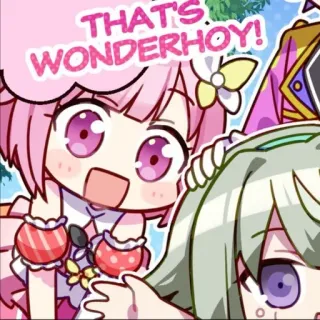 😃 THAT'S WONDERHOY! anime, cartoon, wonderhoy, cute, kawaii, characters whatsapp sticker