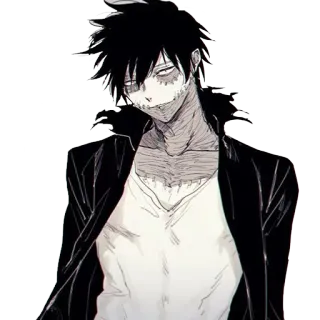 😏 Dabi My Hero Academia Anime, Mangá, My Hero Academia, Dabi, Vilão, Fogo, Personagem de anime, Cicatrizado telegram sticker