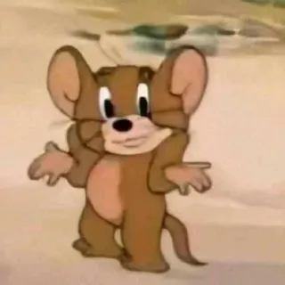 😇 Jerry Mouse Tom and Jerry Cartoon, Maus, Jerry, Animation, lustig, Klassischer Cartoon telegram sticker