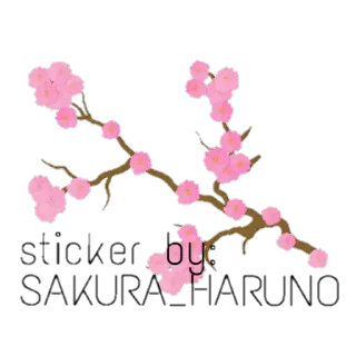 🌸 oy flower, pink, blossom, branch, nature telegram sticker