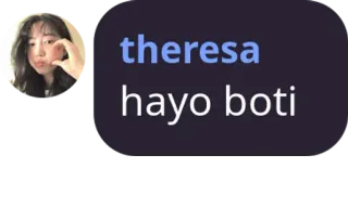 😵 theresa hayo boti telegram sticker