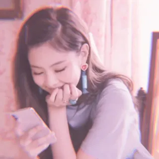 🍼 phụ nữ, cô gái, điện thoại, Hàn Quốc, người, chân dung telegram sticker