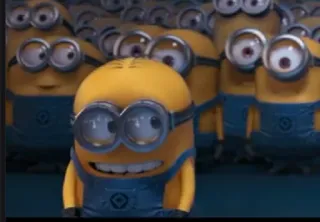 😐 Minion Despicable Me cartoon, minion, funny, despicable me, movie, character telegram sticker