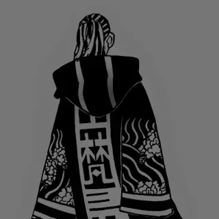 ✖️ anime, manga, japanese art, character, clothing whatsapp sticker