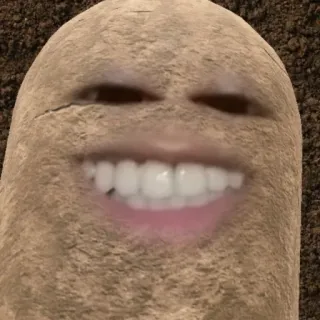 🥔 kartoffel, gesicht, lächeln, lustig, essen whatsapp sticker