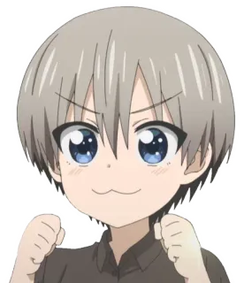 😀 Uzaki Hana Uzaki-chan Wants to Hang Out! anime, cute, kawaii, Uzaki, Hana, Uzaki-chan Wants to Hang Out! telegram sticker