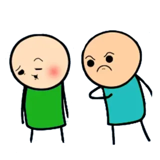 😠 Cyanide and Happiness, Cartoon, Humor, Comic telegram sticker