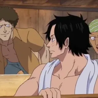 ⛓️ Ace One Piece 애니메이션, 원피스, 해적, 캐릭터, 만화 telegram sticker