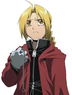 😏 Edward Elric Fullmetal Alchemist Anime, Kartun, Fullmetal Alchemist, Edward Elric, Karakter, Alkimia, Manga telegram sticker