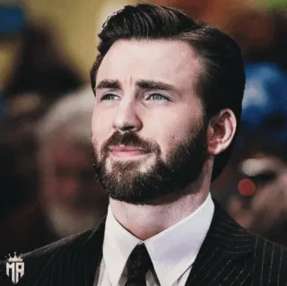 🛡 Chris Evans Chris Evans, actor, celebrity, portrait telegram sticker