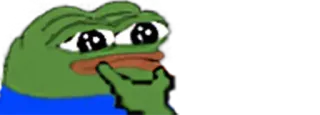 📎 Pepe the Frog meme, Pepe la Rana, meme de internet, triste whatsapp sticker
