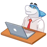 Shark Boss telegram stickers